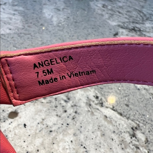 NWOB Vionic Angelica Pink Braided Kitten Heel Sandals - Picture 9 of 9